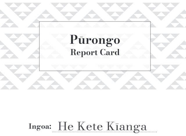 Pūrongo | Report Card