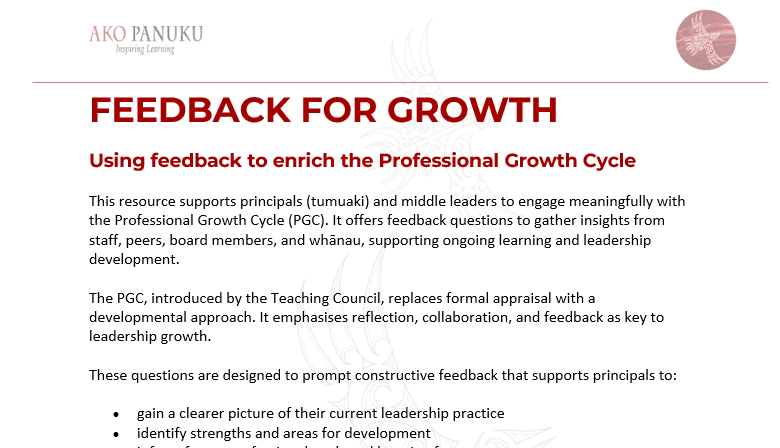 Leadership Feedback for Growth Survey