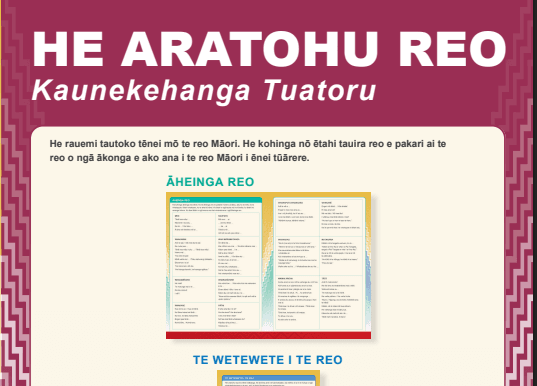 He Aratohu Reo - Kaunekehanga Tuatoru
