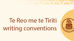Te Reo me te Tiriti - writing conventions